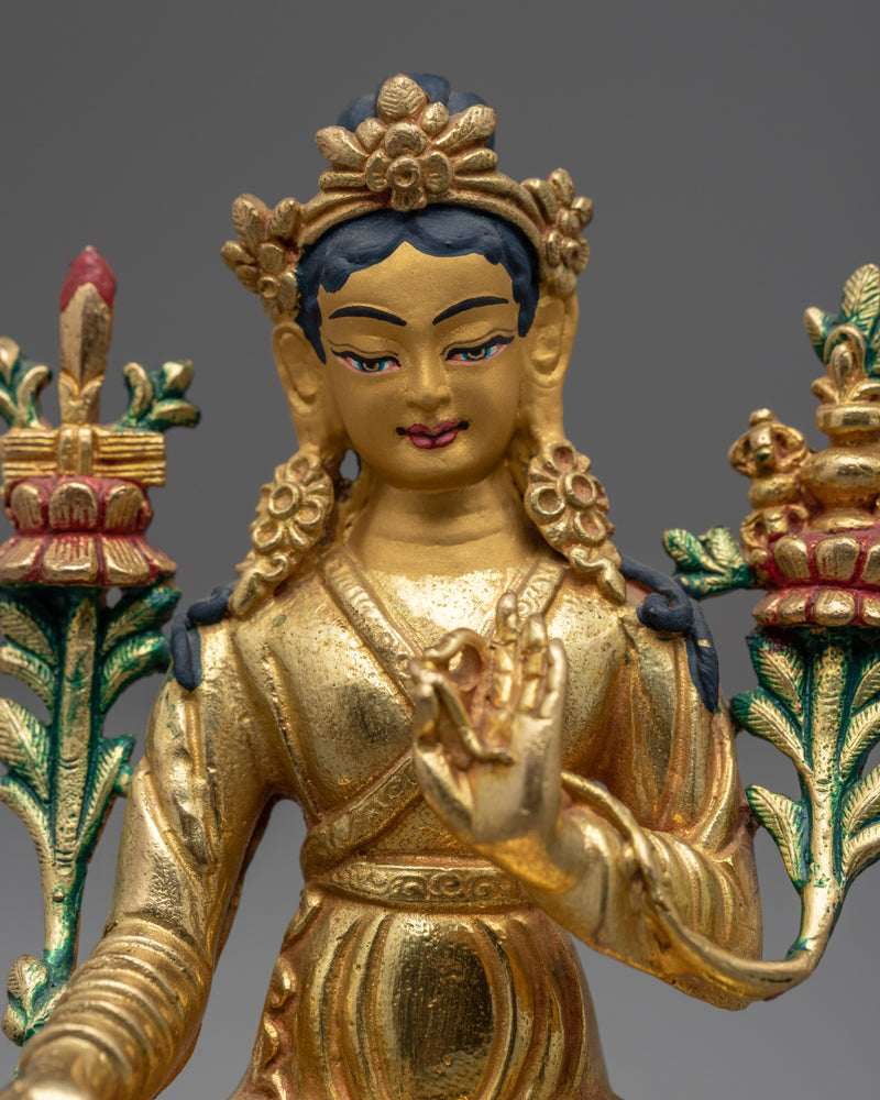 Yuthok Yonten Gonpo the Younger Statue | Machine Made Tibetan Doctor Sculpture