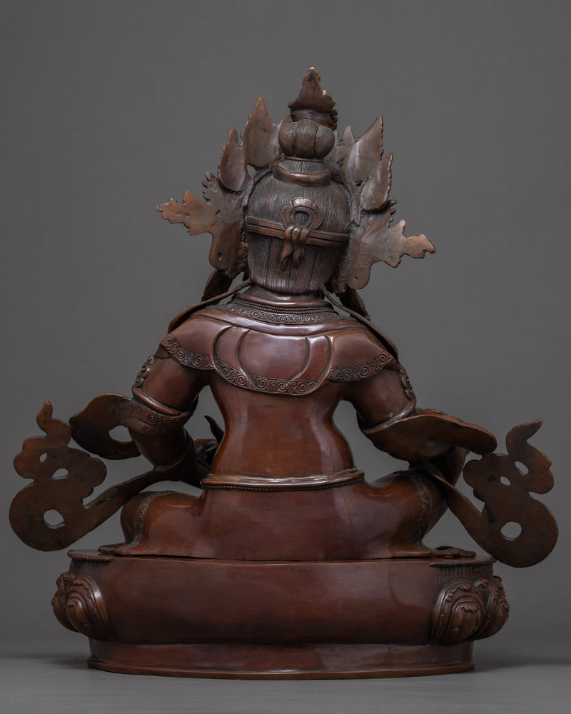 Dzambhala Copper Statue | God of Fortune & Wealth