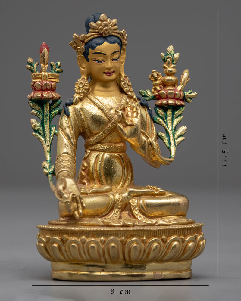 Yuthok Yonten Gonpo the Younger Statue | Machine Made Tibetan Doctor Sculpture