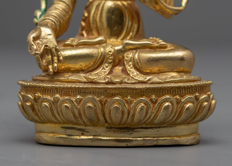 Yuthok Yonten Gonpo the Younger Statue | Machine Made Tibetan Doctor Sculpture