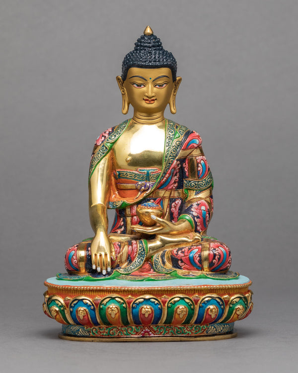 Gautama Buddha Gold Plated Statue