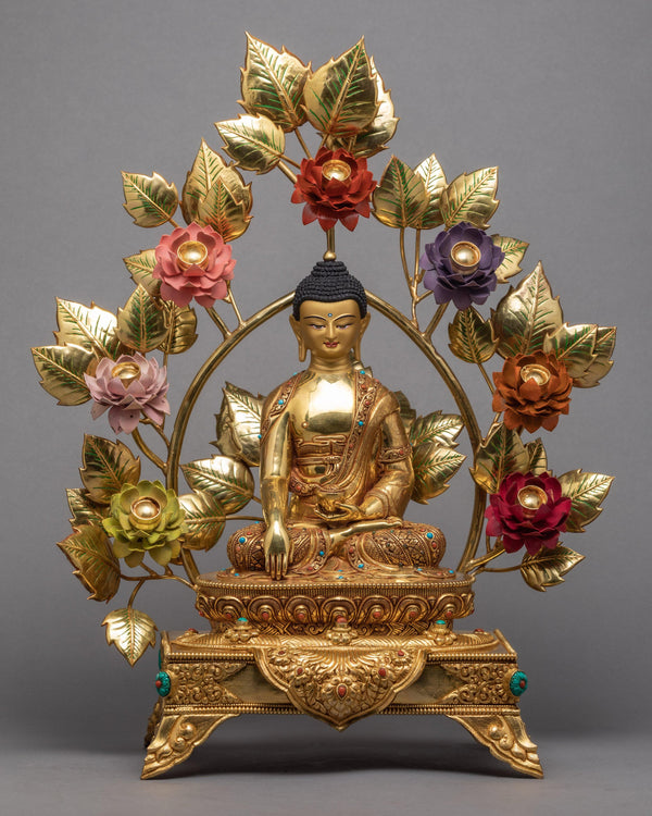 Shakyamuni Buddha Throne Statue