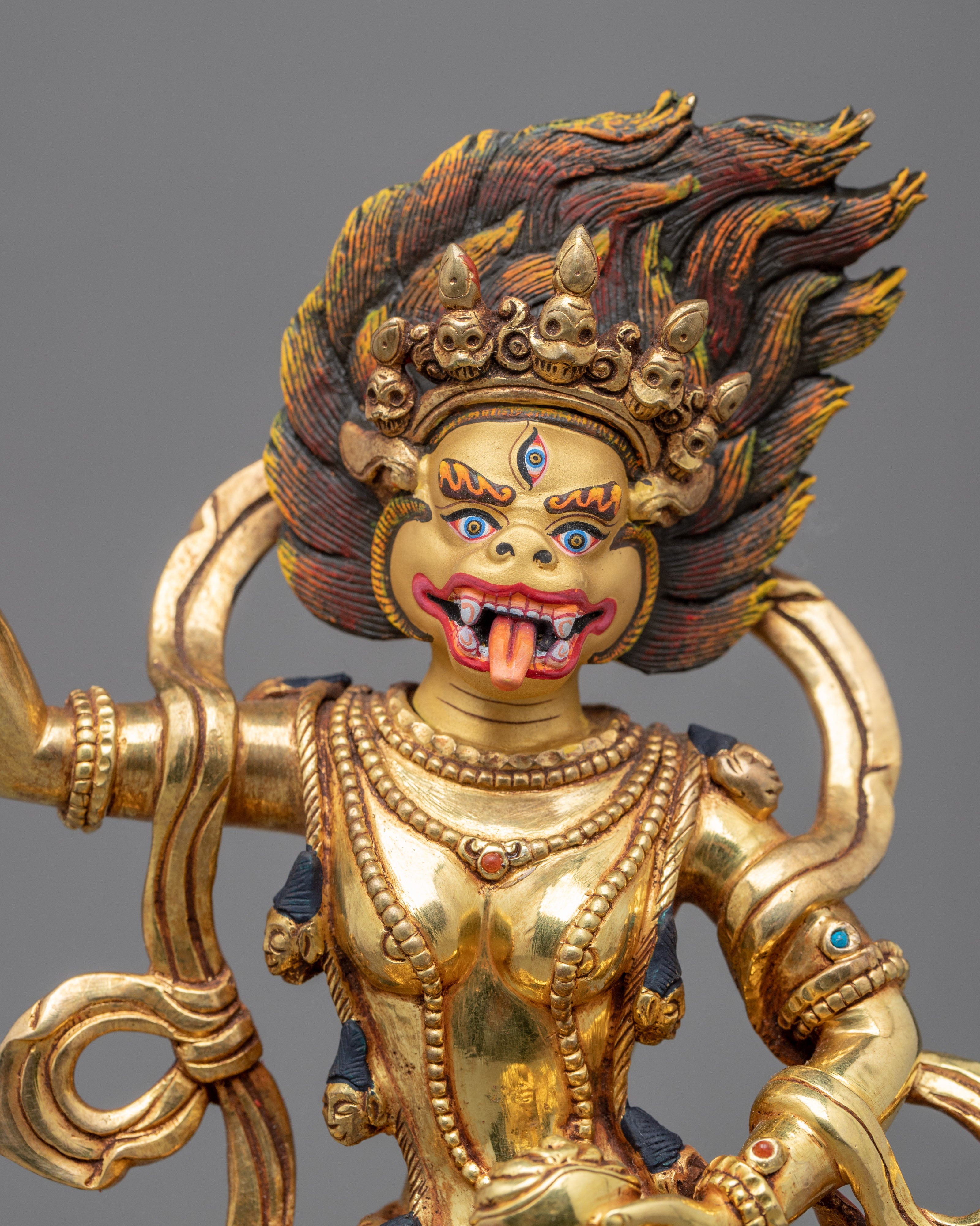 Simhamukha Dakini Mantra Statue | Handmade Buddhist Female Deity