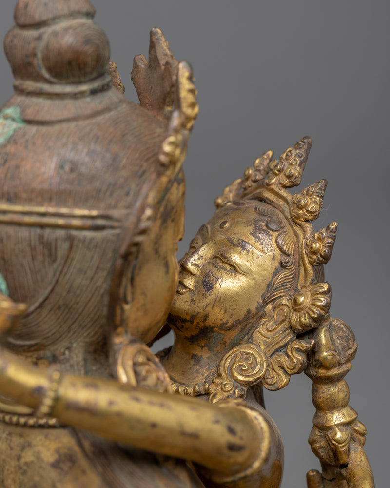 Vajrasattva Consort Antique Finish Statue | Handmade Figurines