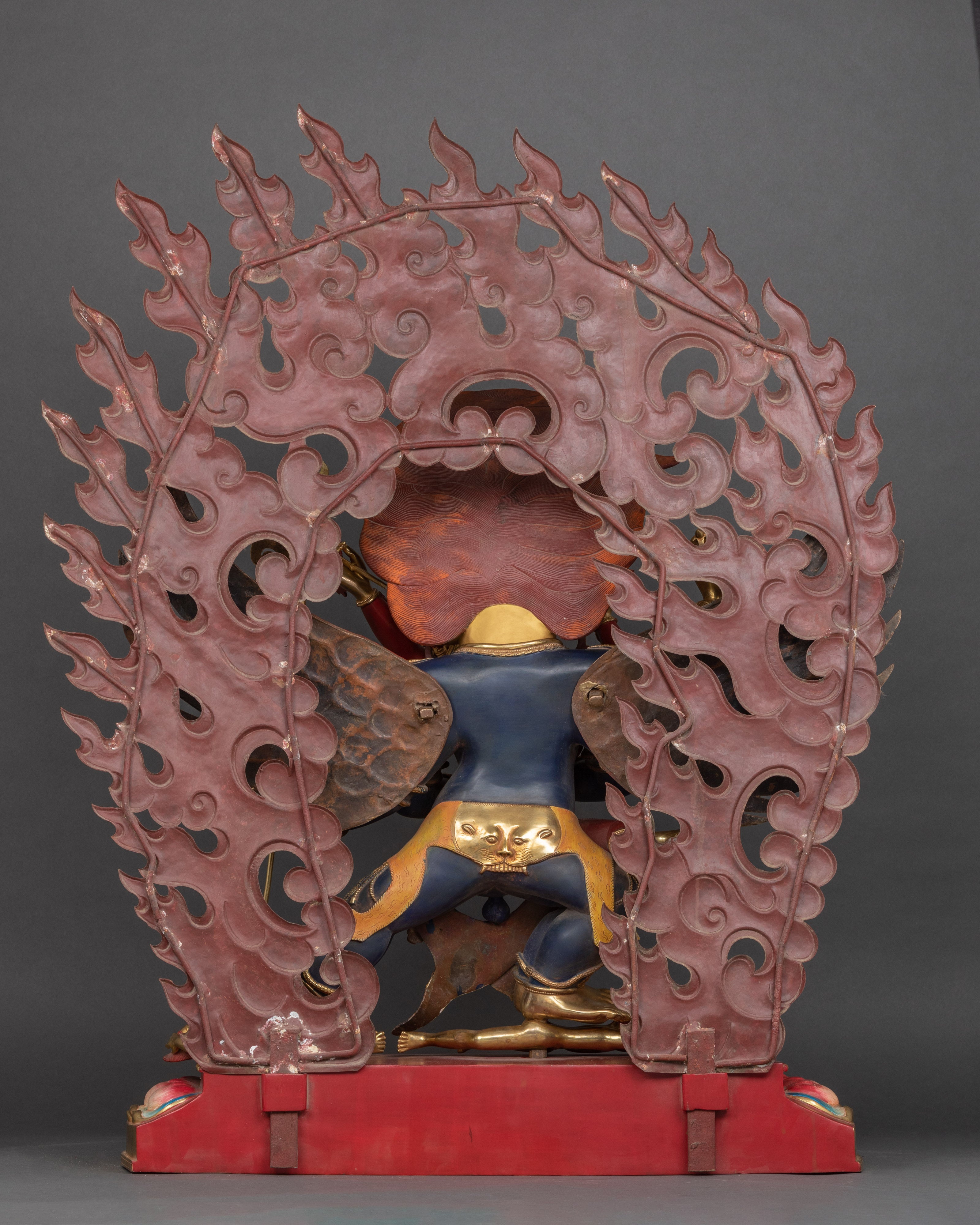 Gold-Gilded Statue For Vajrakilaya Sadhana Practice | Traditional Buddhist Art