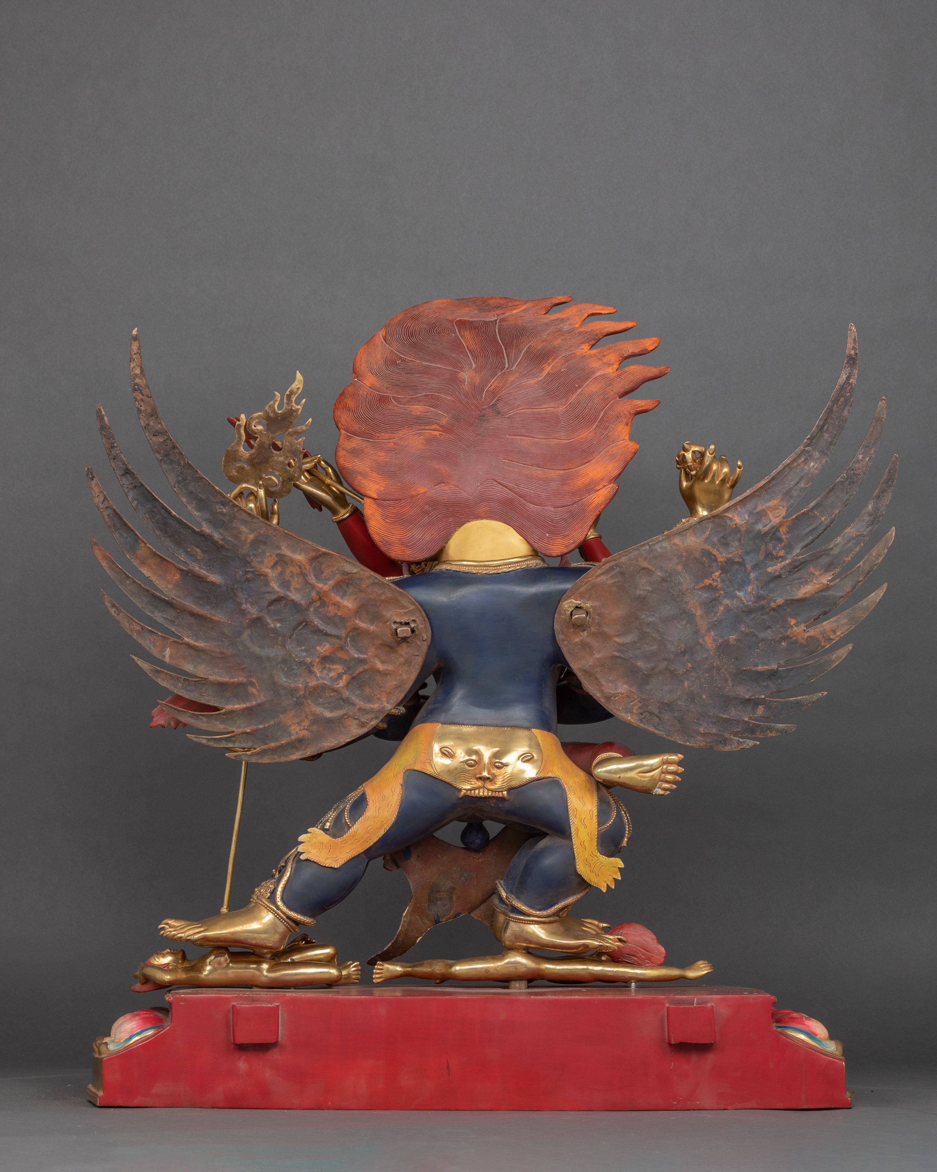 Gold-Gilded Statue For Vajrakilaya Sadhana Practice | Traditional Buddhist Art