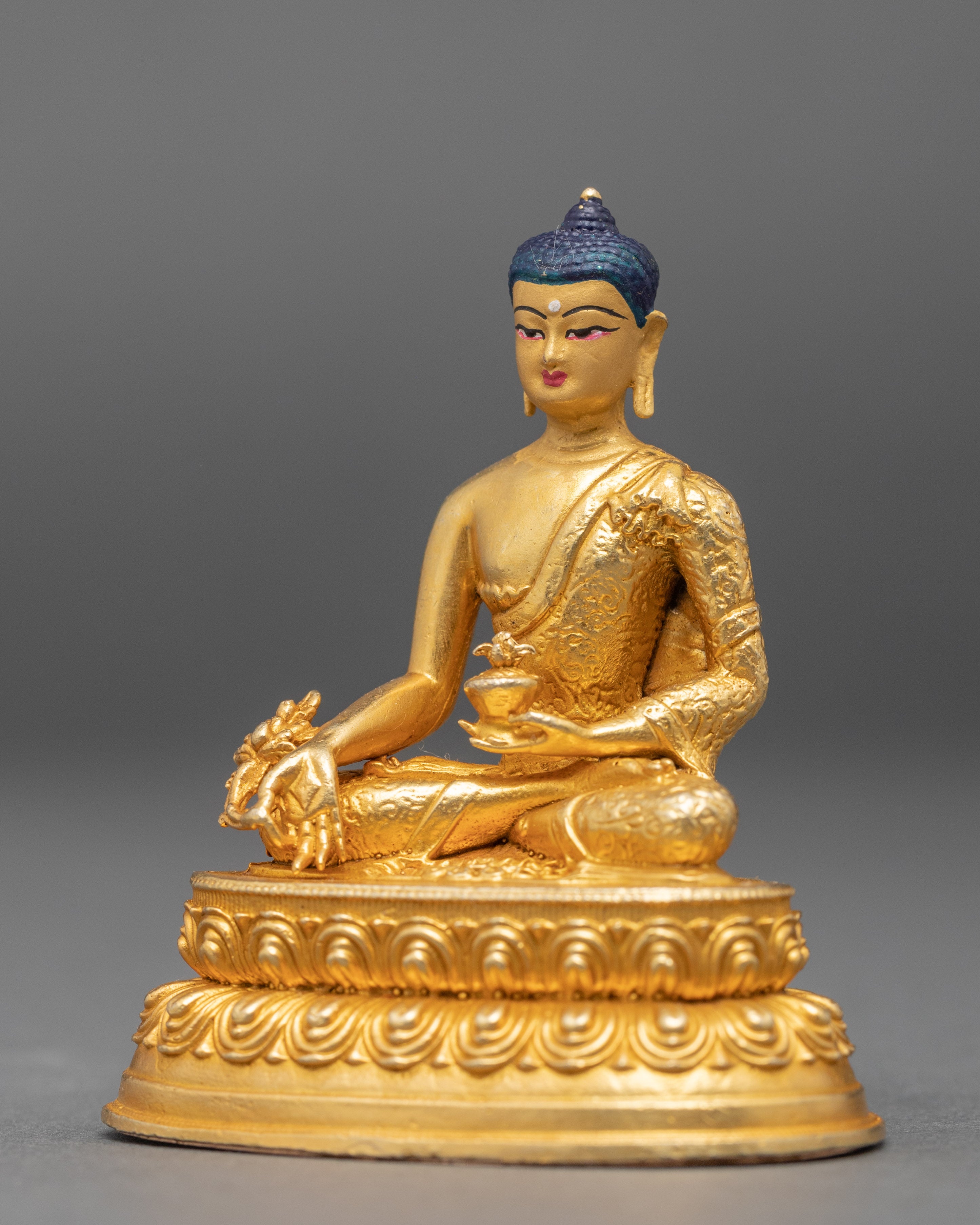 Three Buddha Statue Set | 24k Gold Electroplated Statues