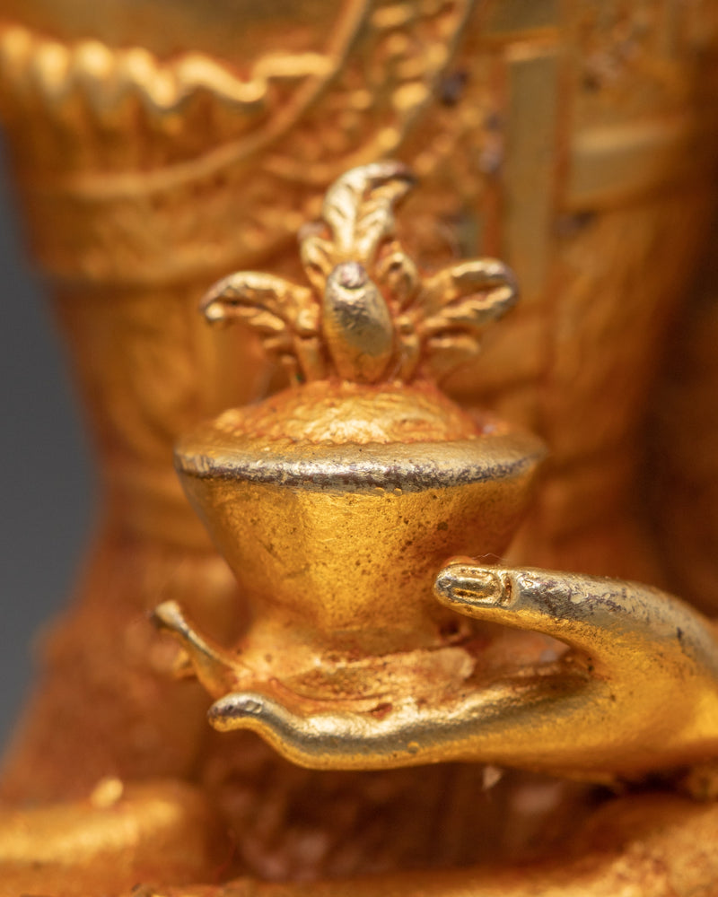 Small Medicine Buddha Sculpture | Bhaiṣajyaguru Healing Deity
