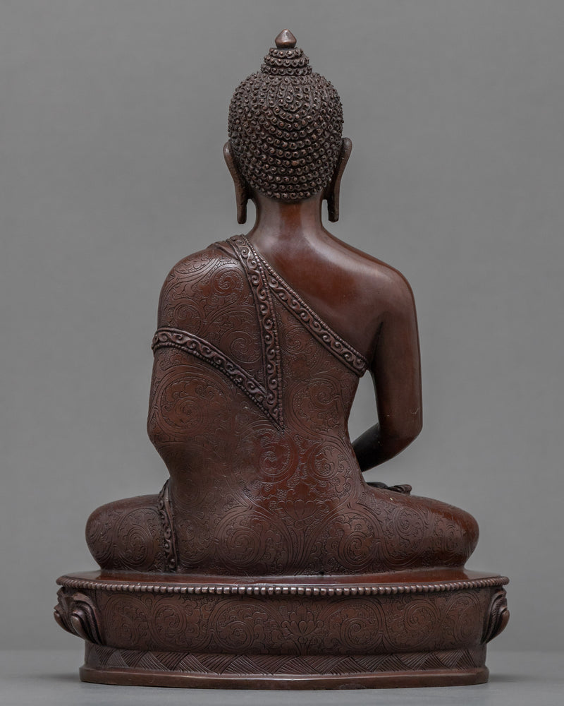 Coper Body Statue For Amitabha Buddha Chant |  Buddhist Deity Figurine For Ritual