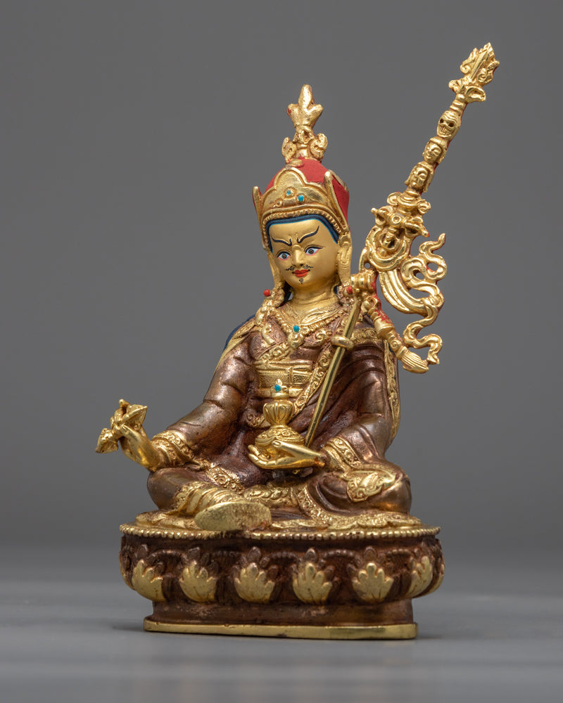Guru Padmasambhava Mantra Practice Statue | Historical Tibetan Buddhist Master