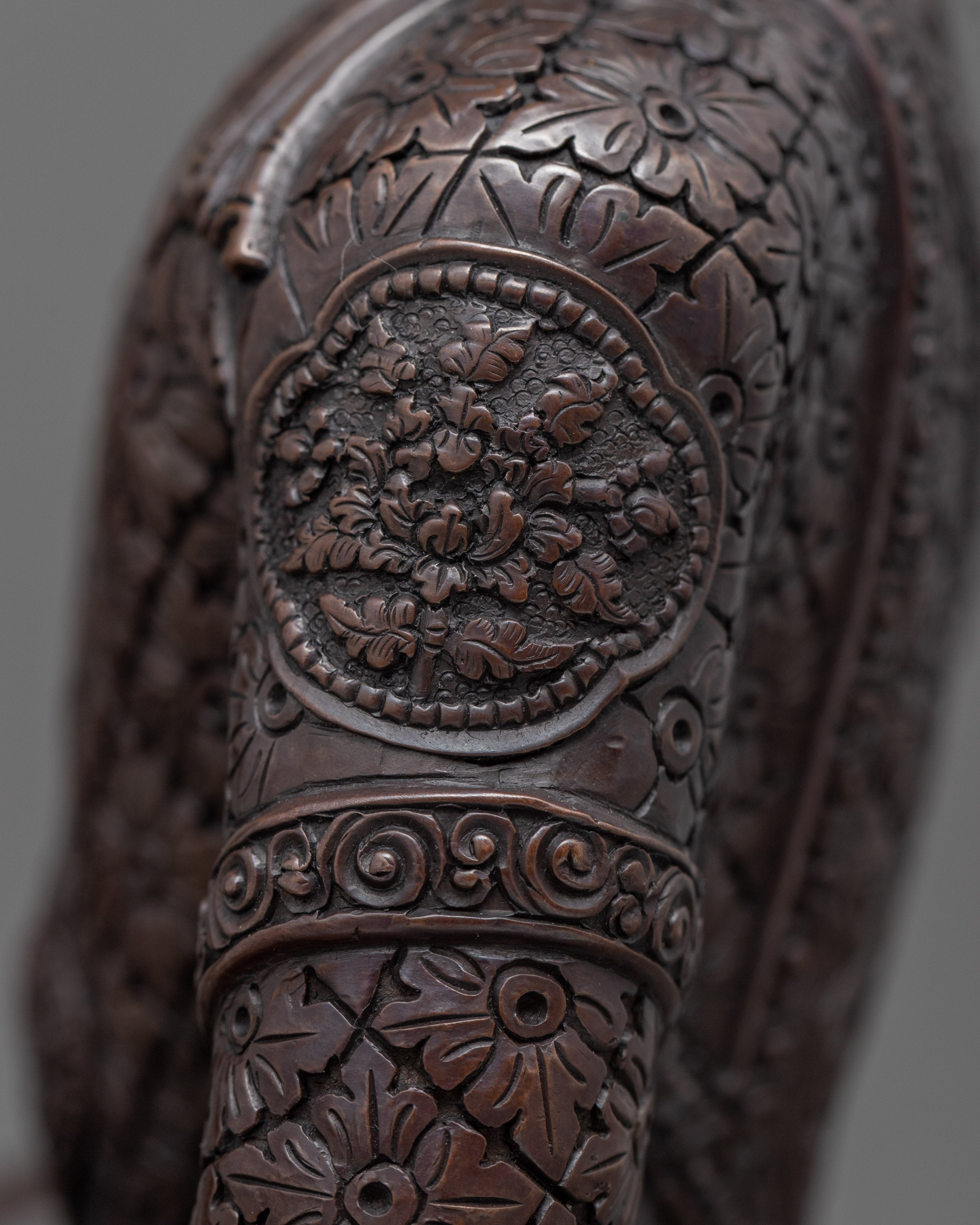 Shakyamuni Buddha Yard Statue | Traditional Buddhist Copper Art