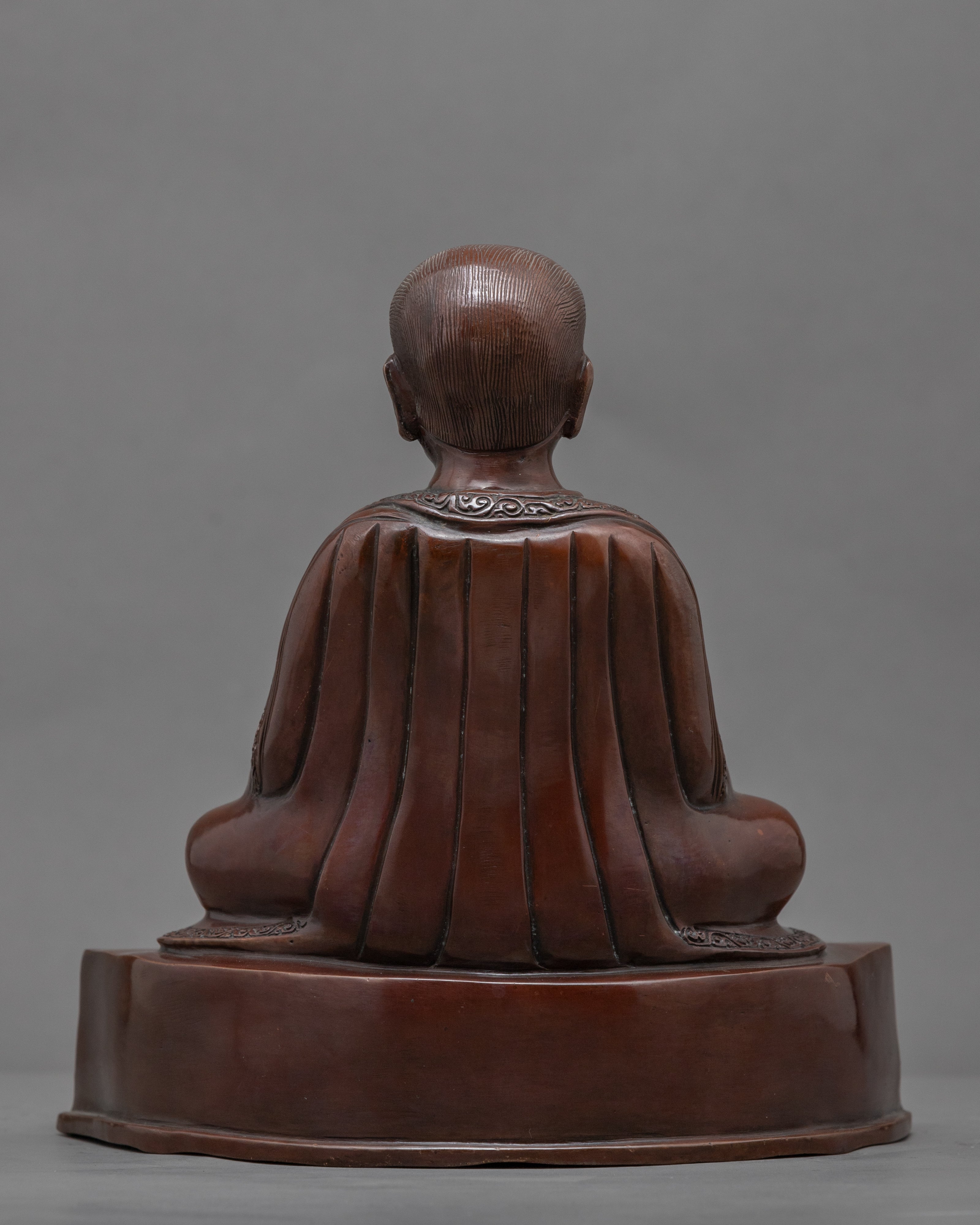 Oxidized Copper Body Marpha Nepal Statue | Historical Tibetan Buddhist Master