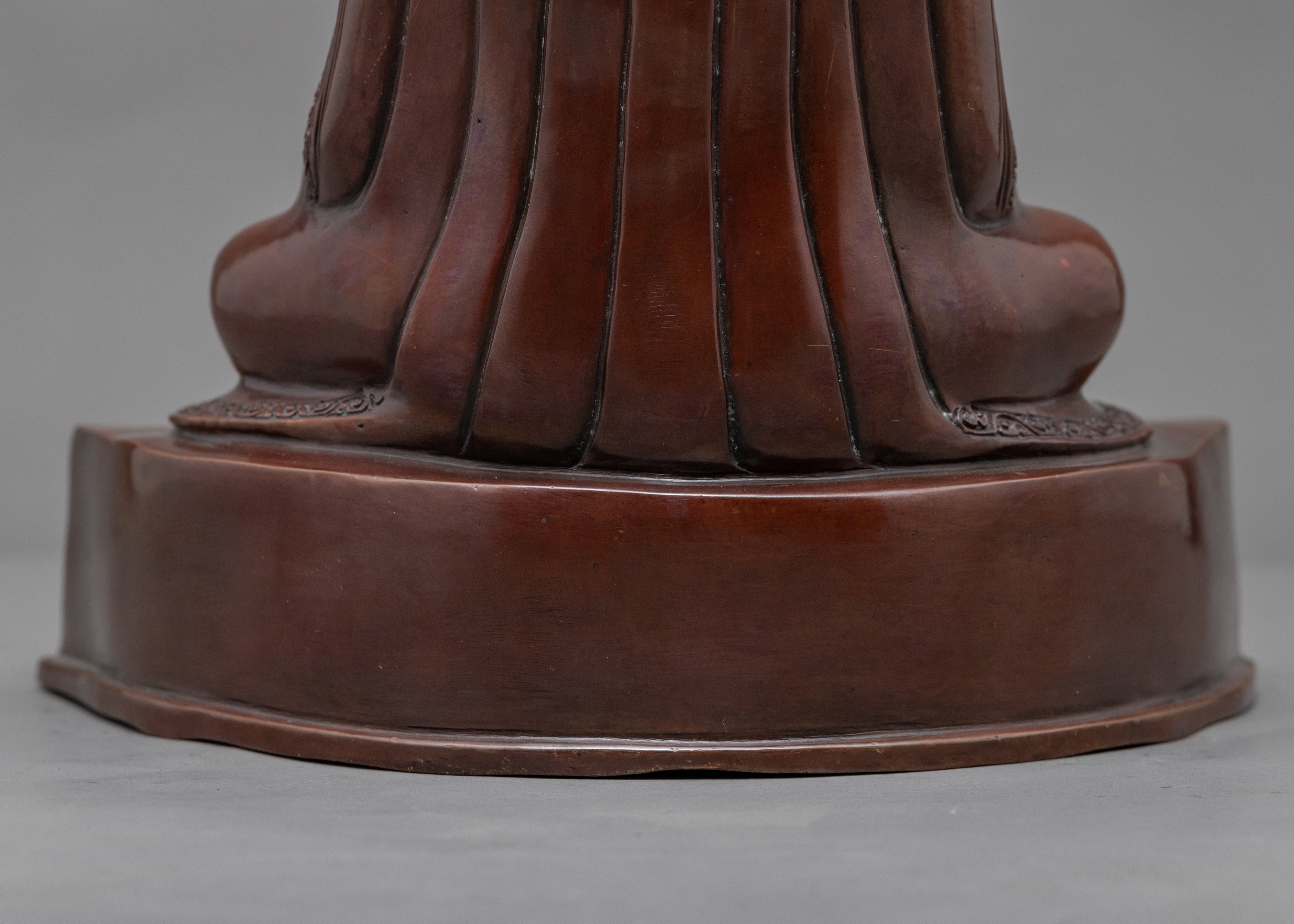 Oxidized Copper Body Marpha Nepal Statue | Historical Tibetan Buddhist Master