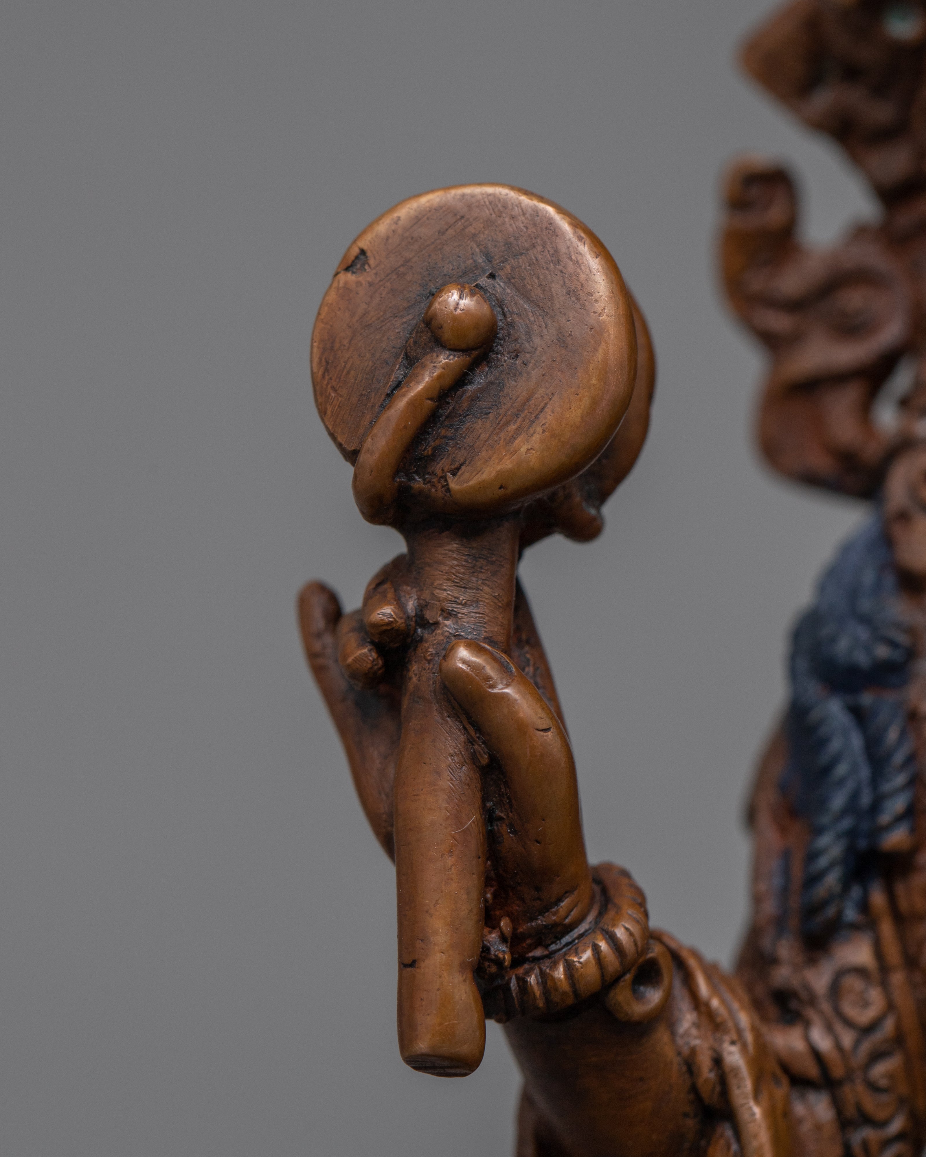 Copper Statue For Machig labdron Mantra Practice | Hand-Carved Buddhist Dakini Art