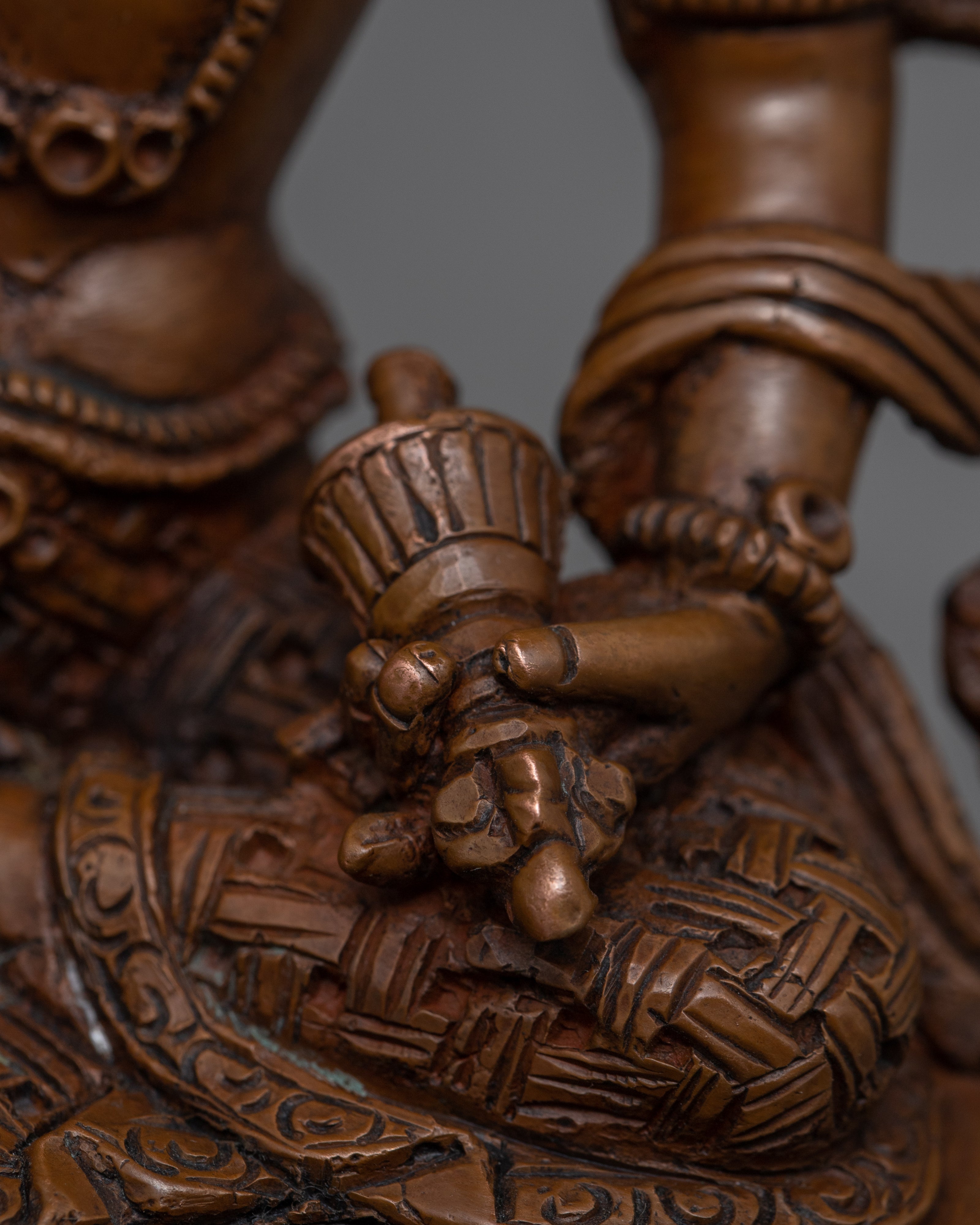 Copper Statue For Machig labdron Mantra Practice | Hand-Carved Buddhist Dakini Art