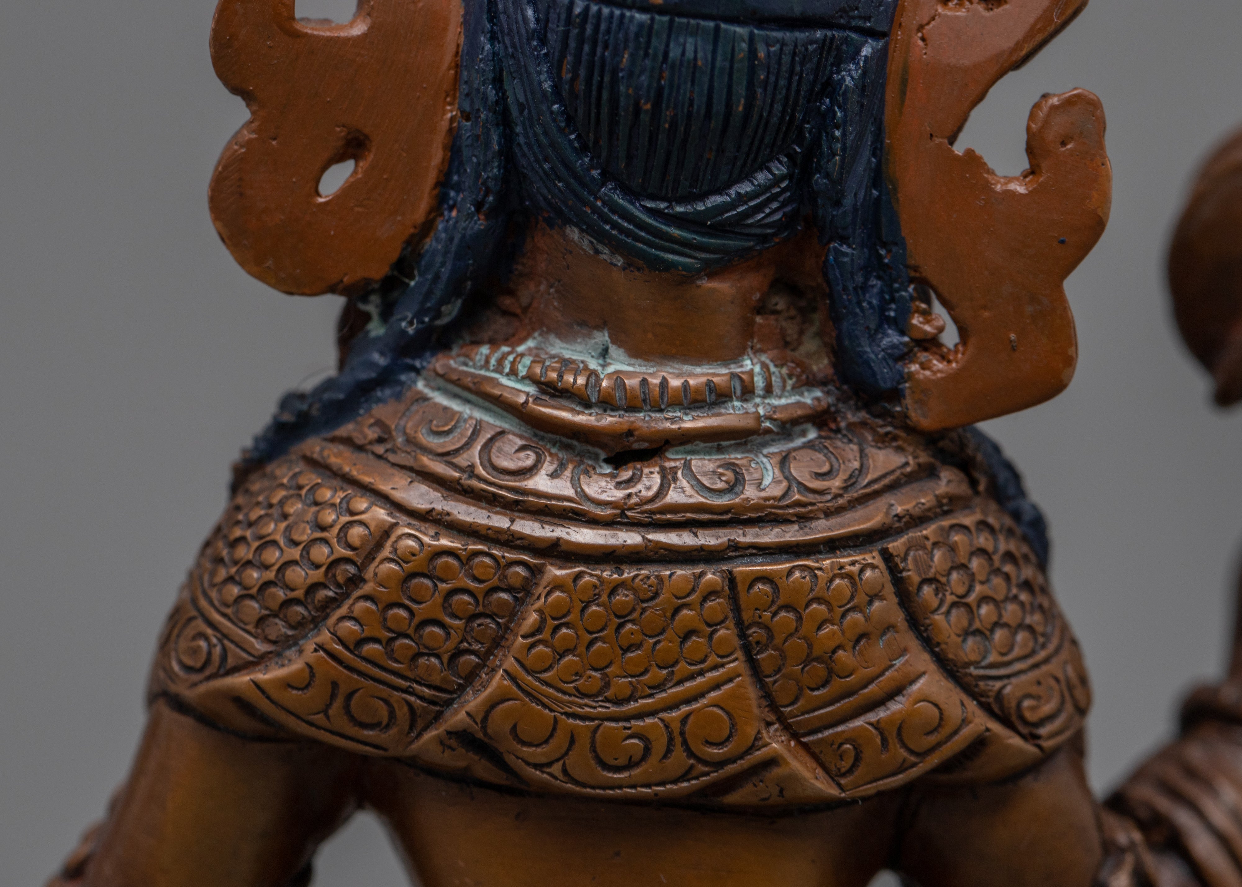 Copper Statue For Machig labdron Mantra Practice | Hand-Carved Buddhist Dakini Art