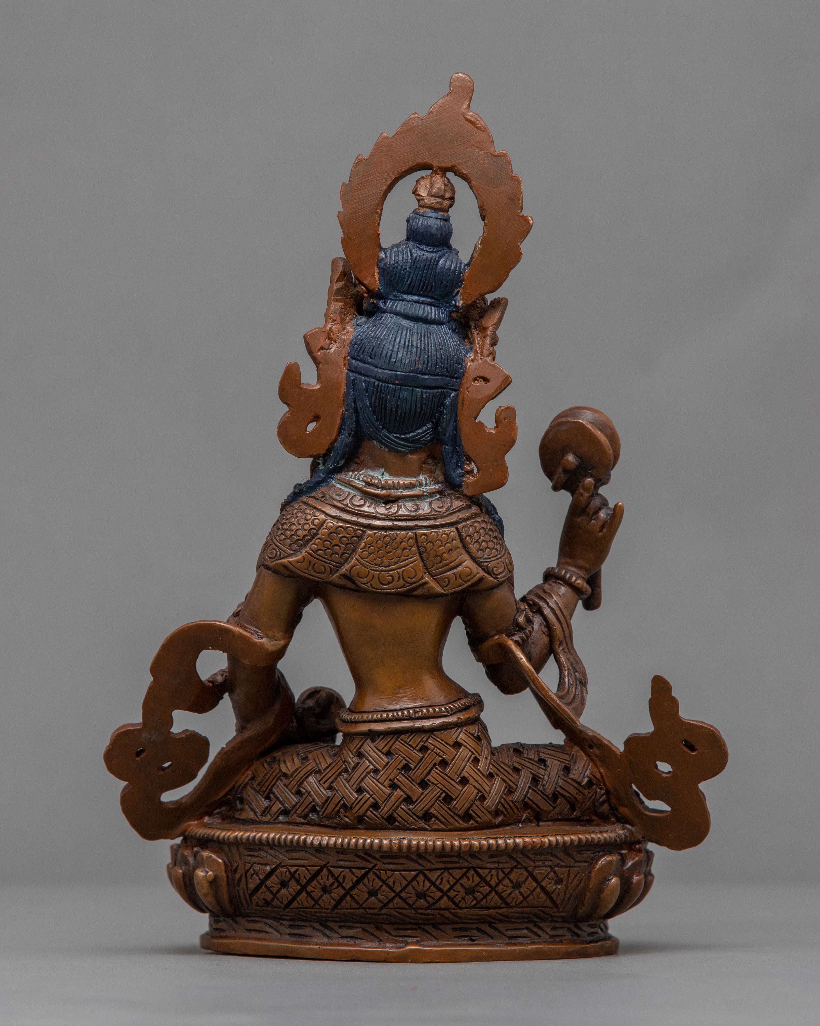 Copper Statue For Machig labdron Mantra Practice | Hand-Carved Buddhist Dakini Art