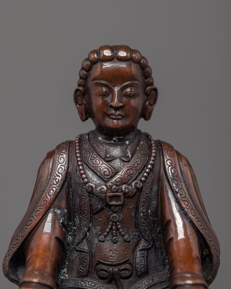 Buddhist Master Sculpture | Hand Carved Buddhist Statue Set