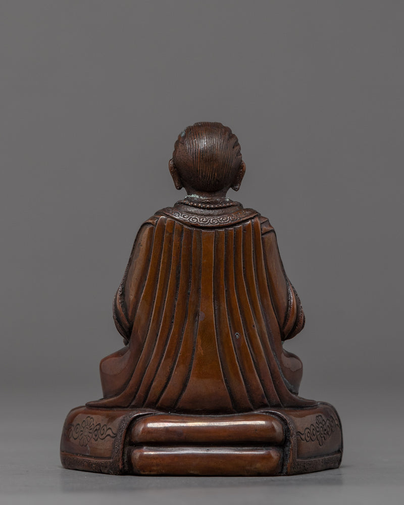 Buddhist Master Sculpture | Hand Carved Buddhist Statue Set