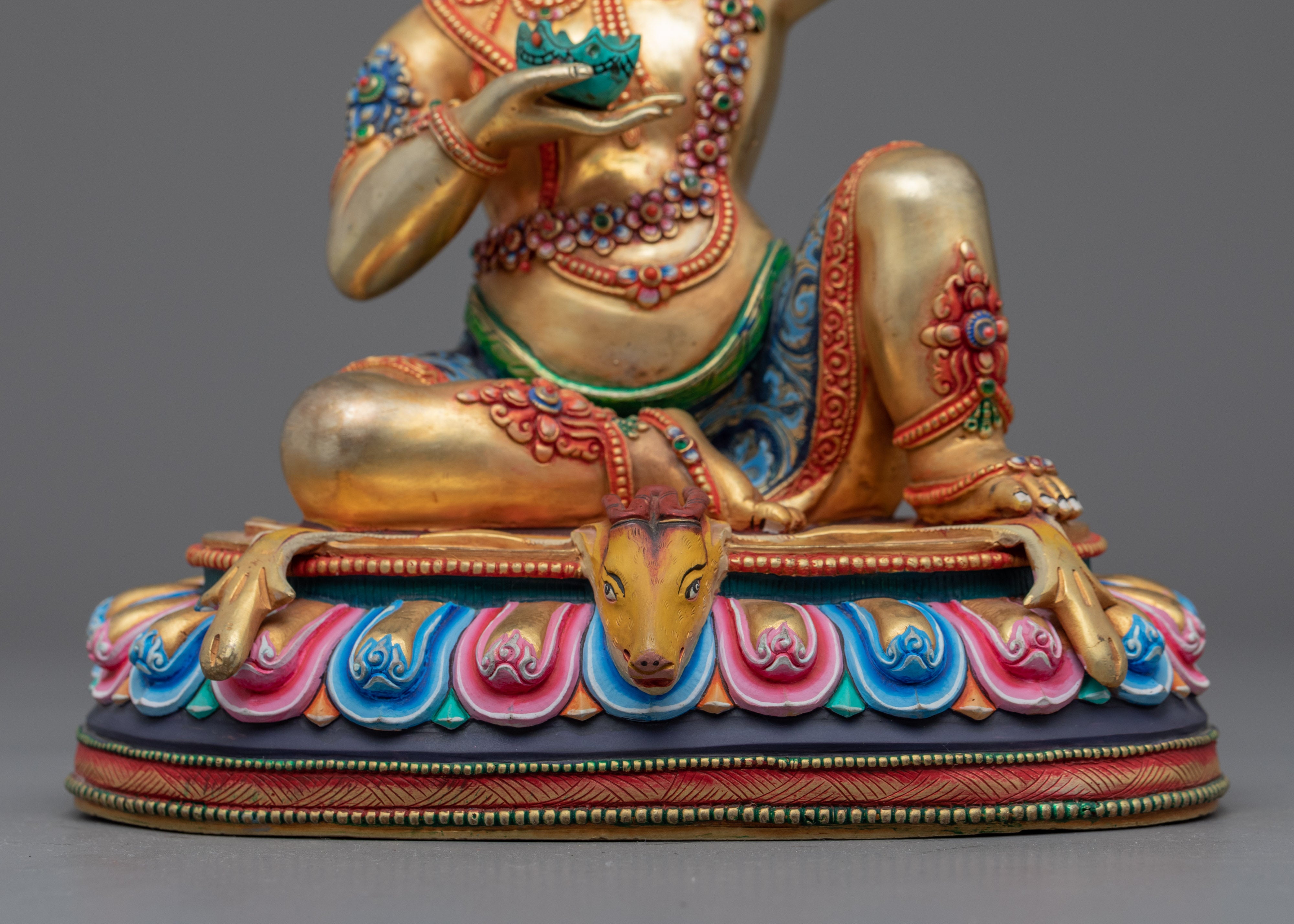 Mahasiddha Virupa Statue | Historical Tibetan Buddhist Master