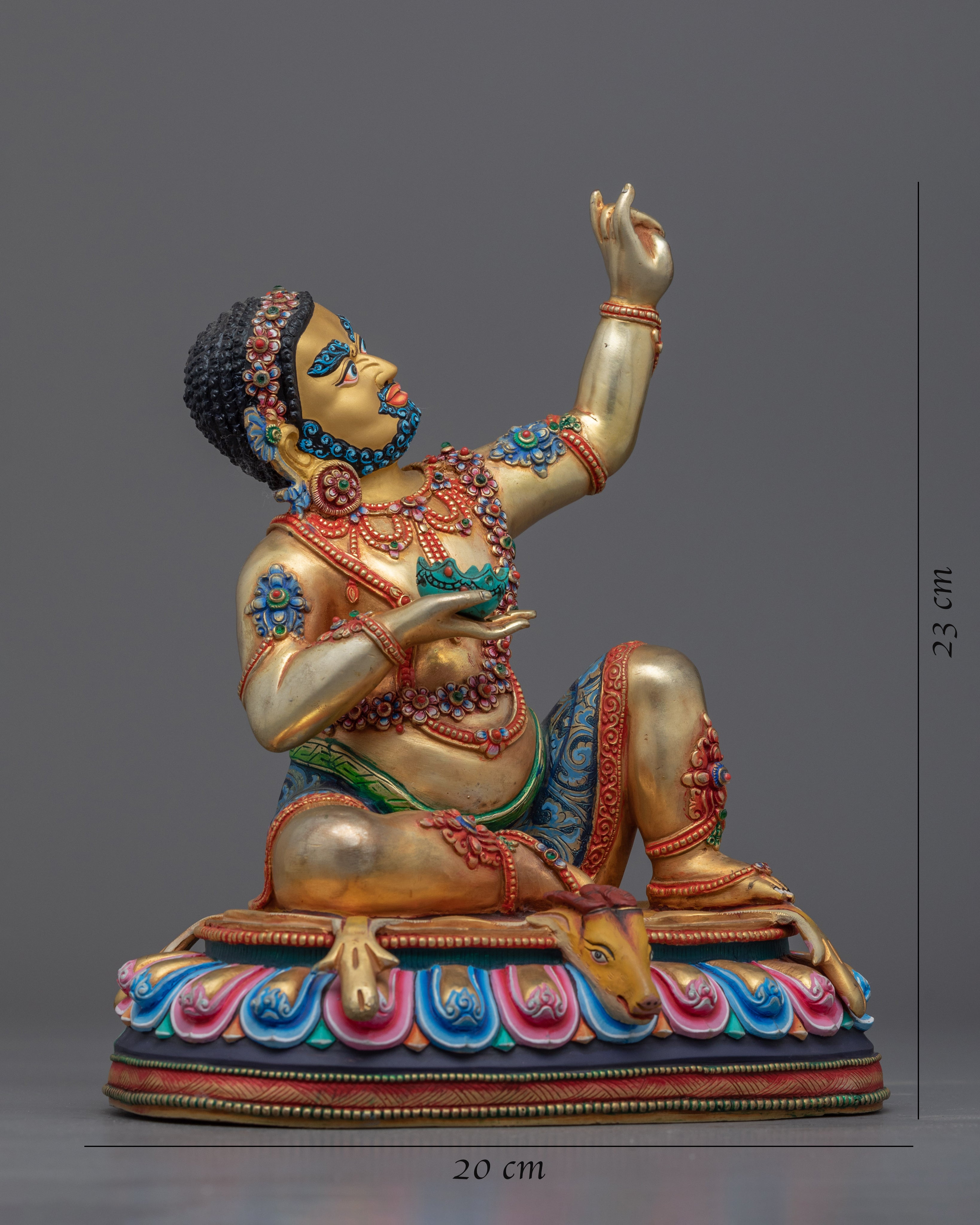 Mahasiddha Virupa Statue | Historical Tibetan Buddhist Master