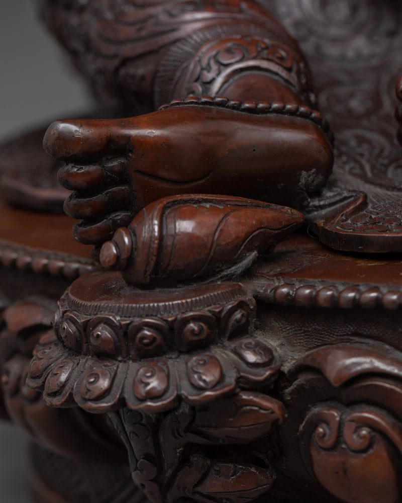Jambhala Buddha Statue | Tibetan Himalayan Buddhist Wealth Deity