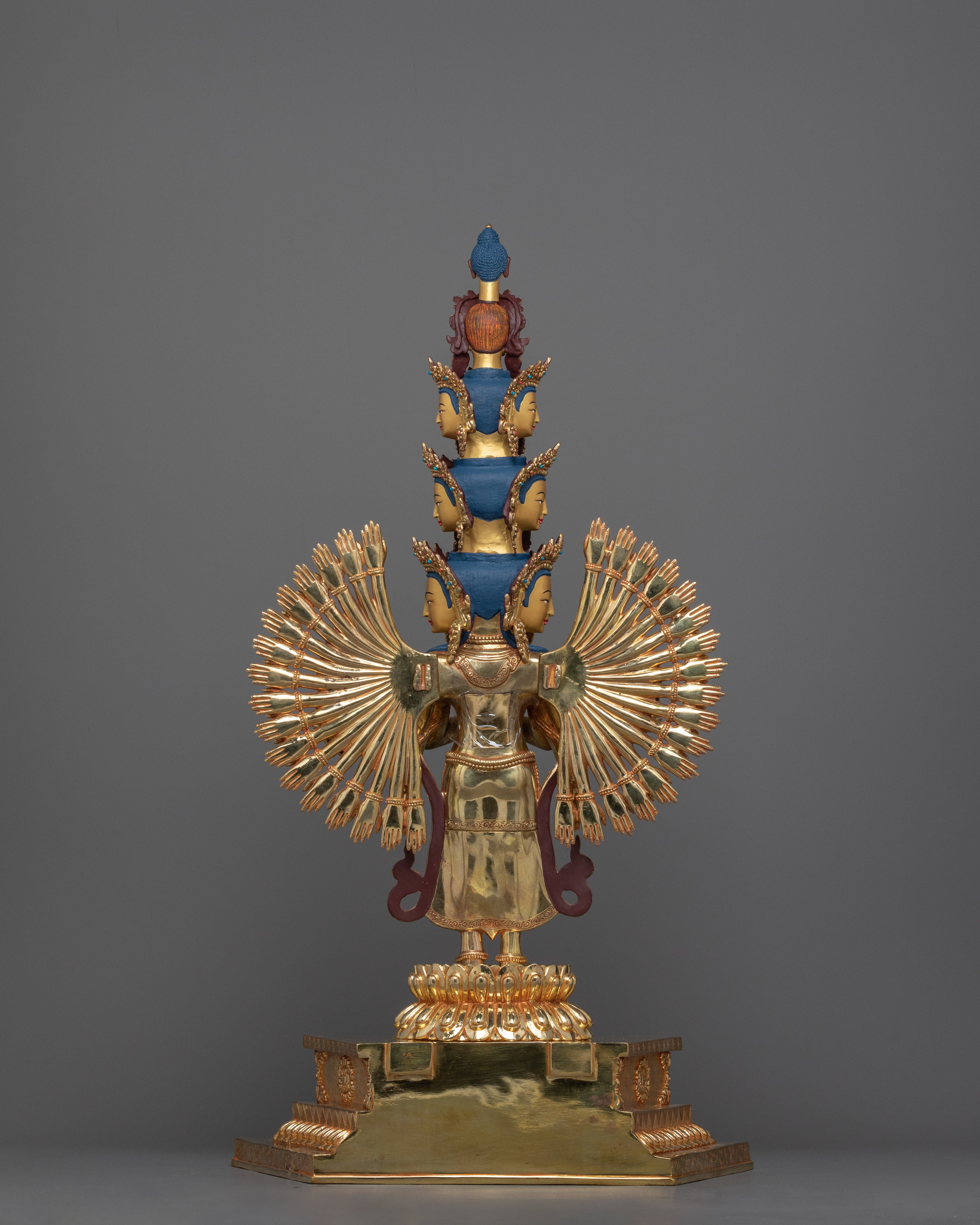 Tibetan Bodhisattva Chenrezig 1000 Arms Statue | Avalokiteshvara The Bodhisattva Of Compassion