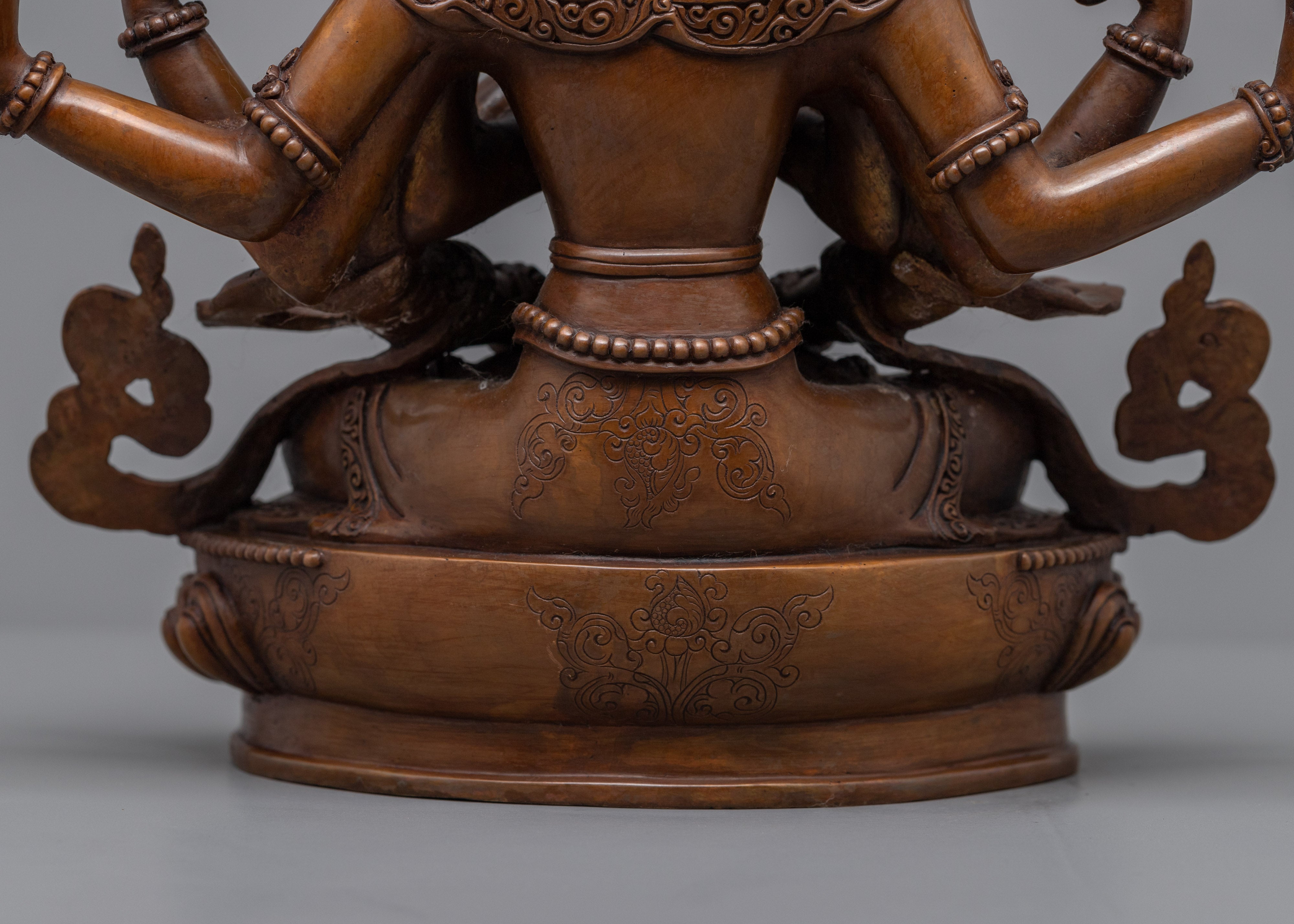 Manjushri Namasangati Practice Statue | Traditional Tibetan Bodhisattva Of Compassion