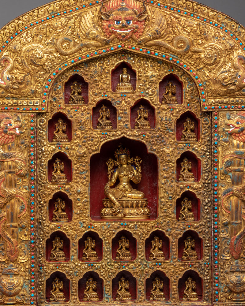 21 Forms of Tara | Traditionally Hand Carved Set of Taras