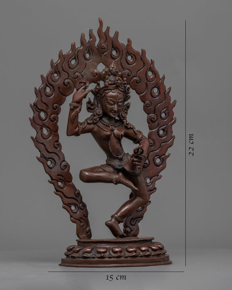 Machig Labdron Teachings Practice Statue | Traditional Tibetan Buddhist Dakini Figure