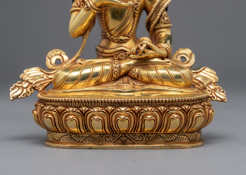 Buddhist Statue For Vajrasattva Mantra 100 | Traditional Tibetan Art
