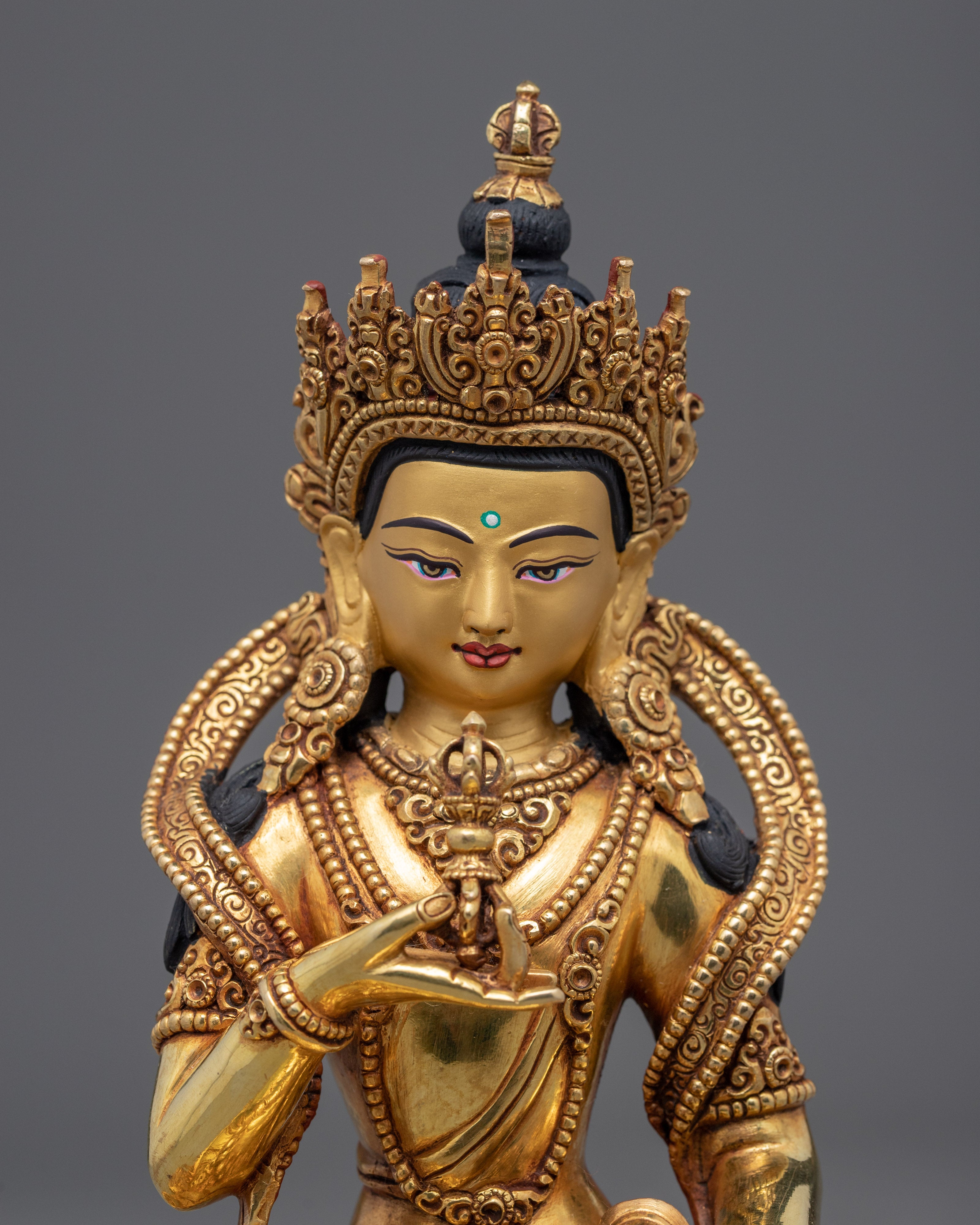 Buddhist Statue For Vajrasattva Mantra 100 | Traditional Tibetan Art