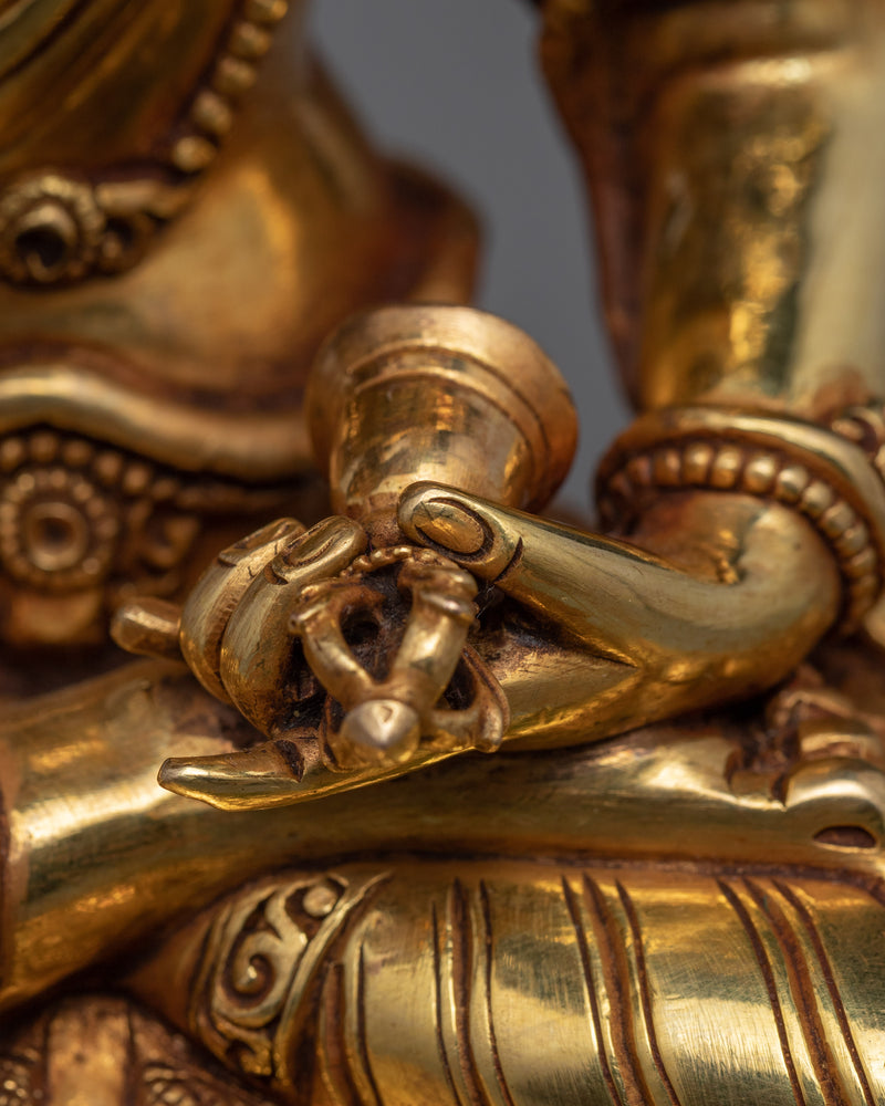 Buddhist Statue For Vajrasattva Mantra 100 | Traditional Tibetan Art