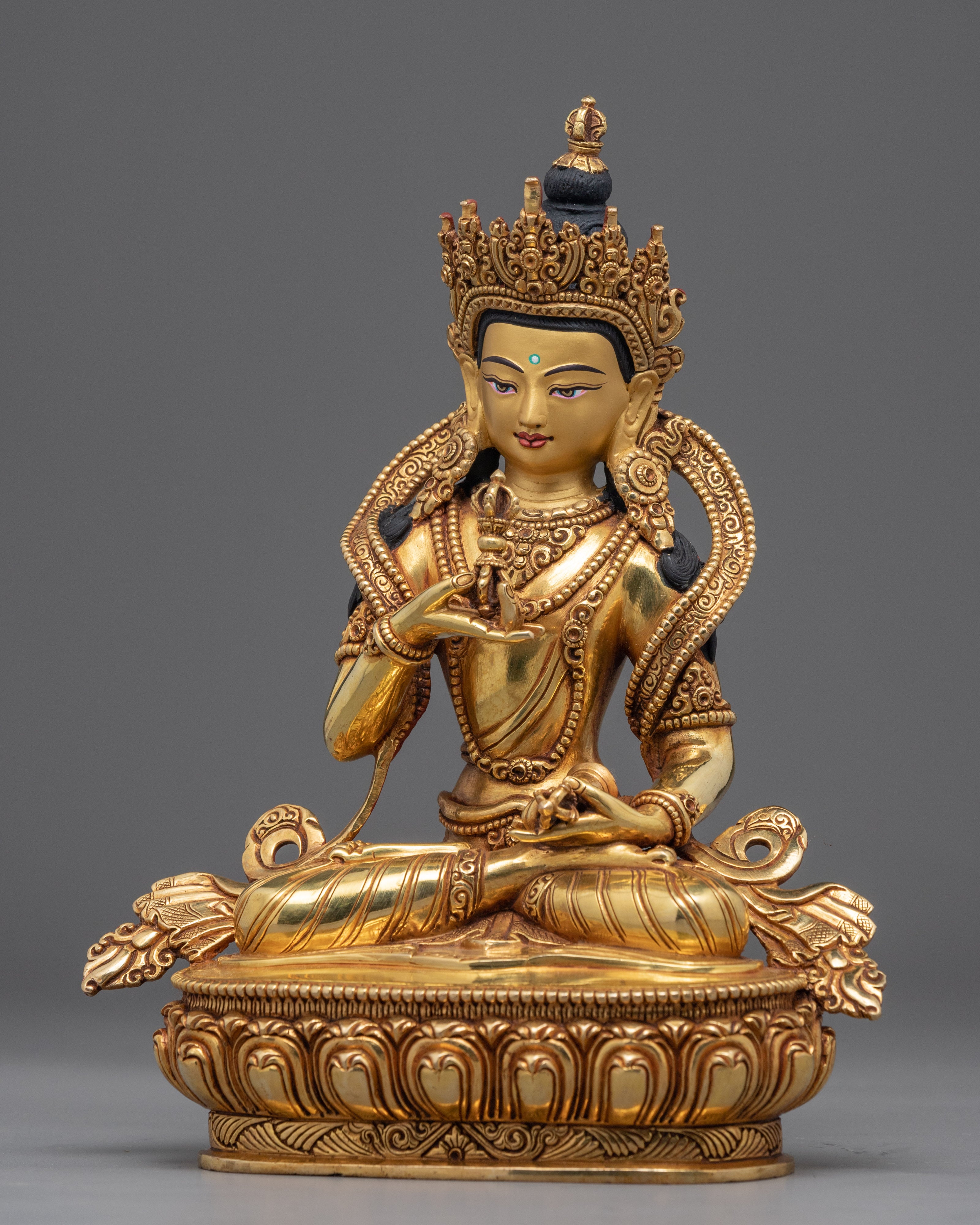 Buddhist Statue For Vajrasattva Mantra 100 | Traditional Tibetan Art