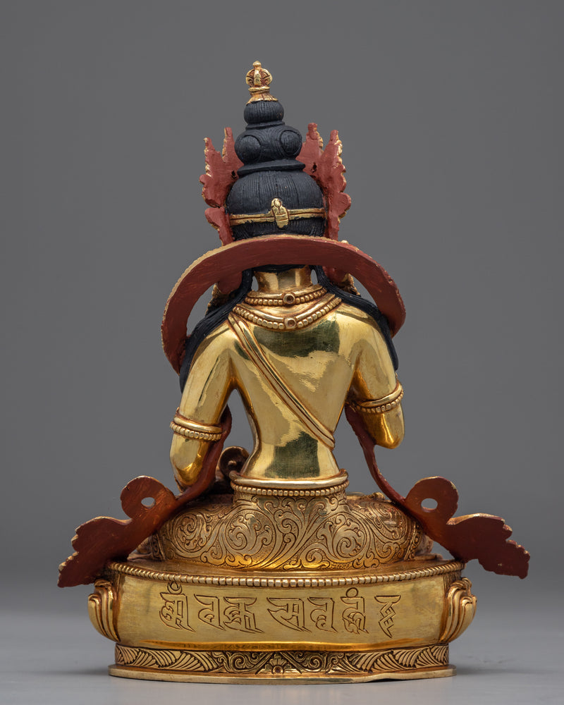 Buddhist Statue For Vajrasattva Mantra 100 | Traditional Tibetan Art
