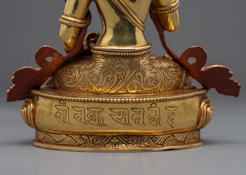 Buddhist Statue For Vajrasattva Mantra 100 | Traditional Tibetan Art