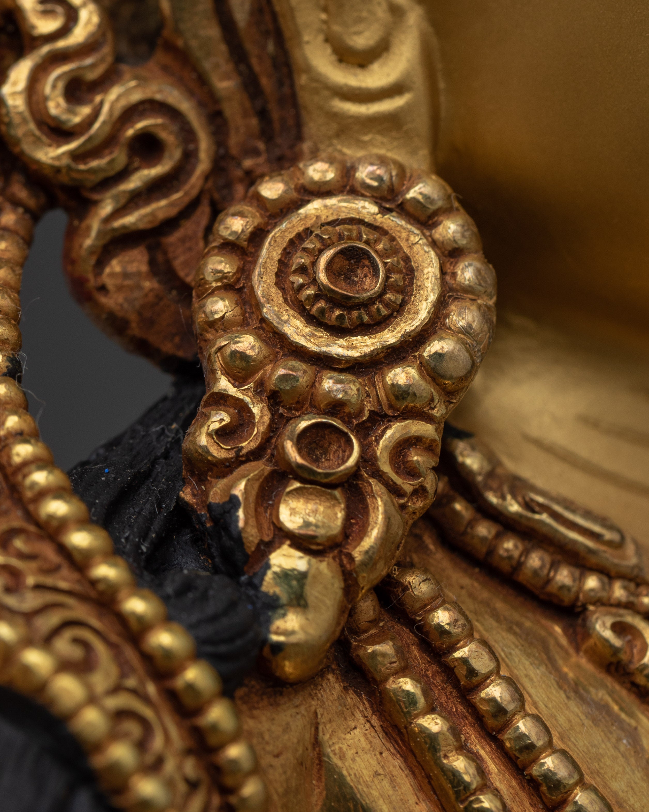 Buda Manjushri Simulacrum | Himalayan 24-Carat Gold Gilded Statues