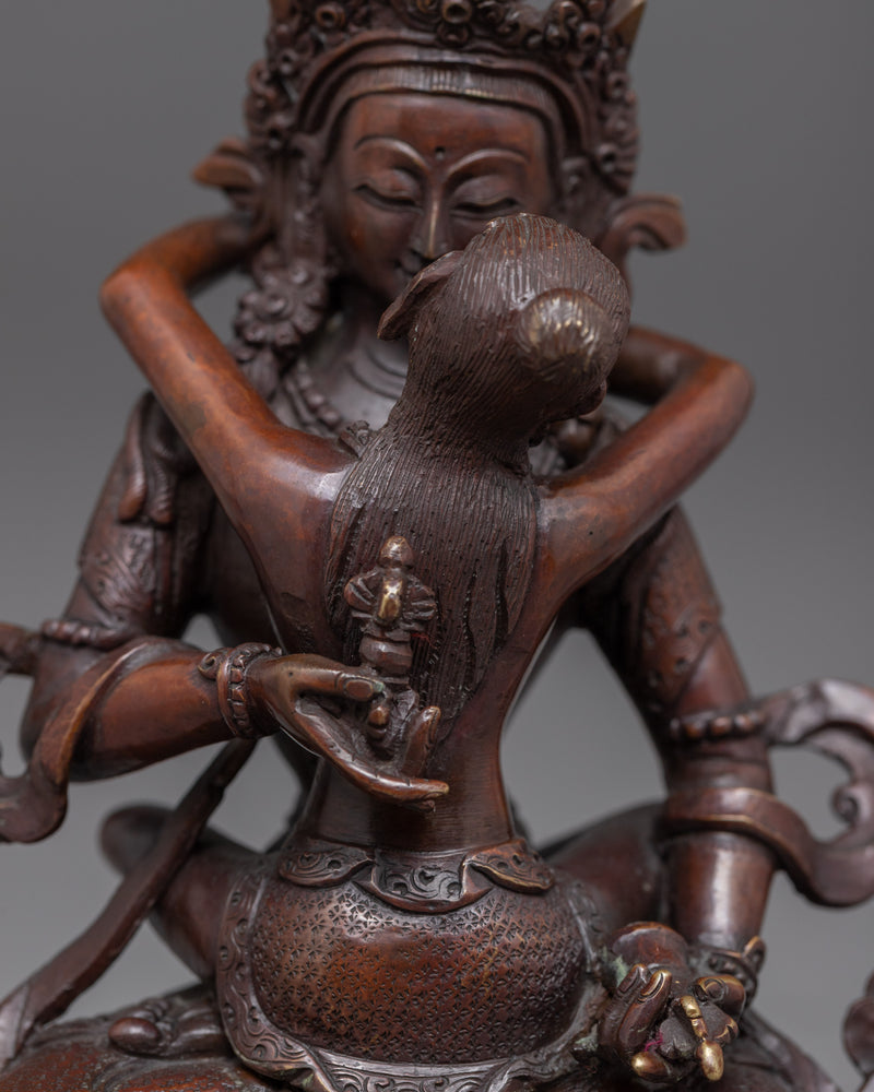 Statue of Vajrasattva with Consort | Buddhist Yab Yum Sculpture