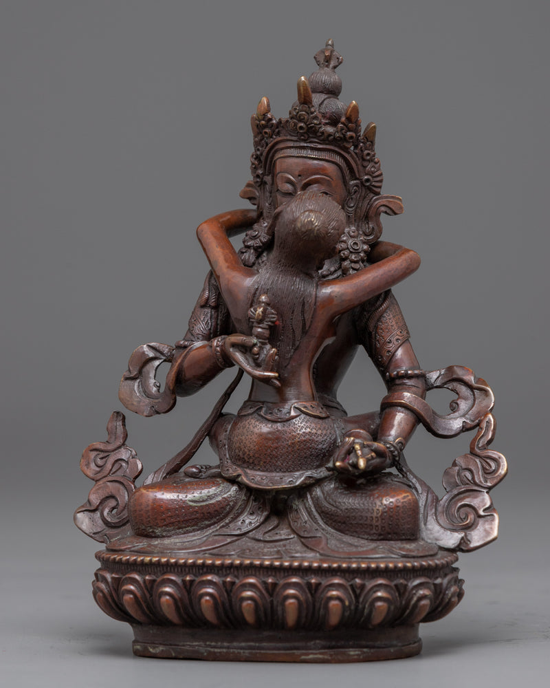 Statue of Vajrasattva with Consort | Buddhist Yab Yum Sculpture