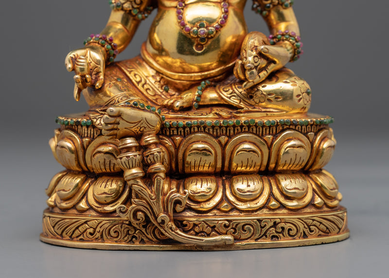 Golden Statue For Dzambala Puja | Overcome Financial Difficulties/Attain Success In Business