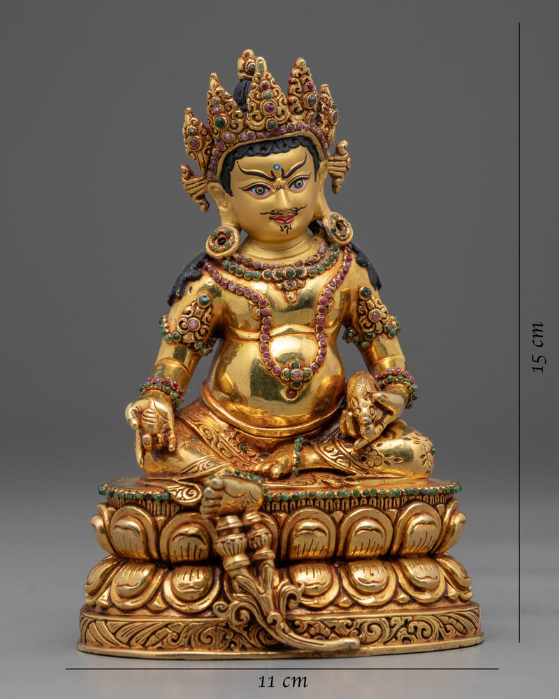 Golden Statue For Dzambala Puja | Overcome Financial Difficulties/Attain Success In Business