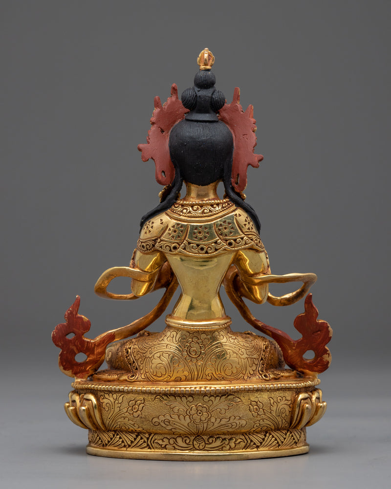 Vajradhara Buddha Statue Copper | 24K Gold Gilded Figurines