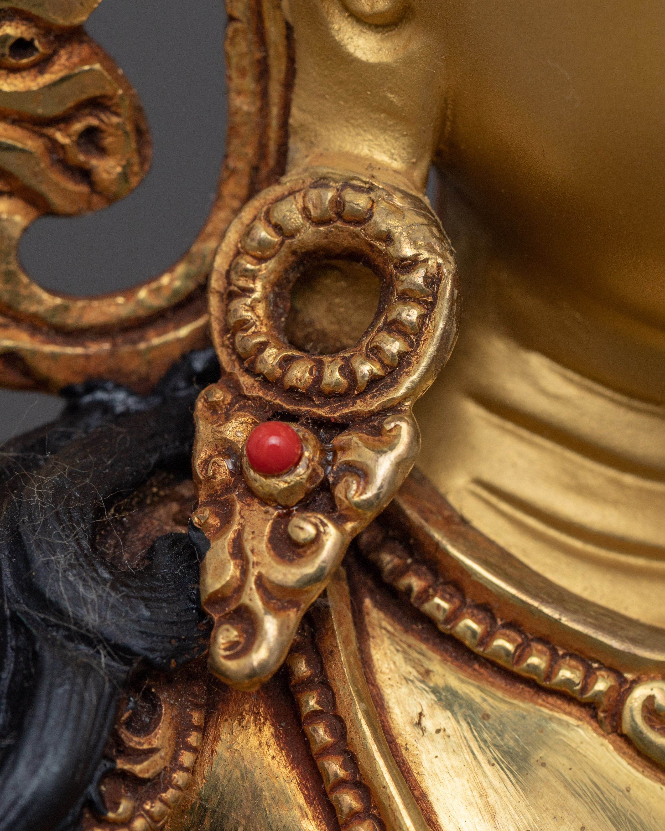 Golden Statue For Manjushri Long Mantra | Himalayan Traditional Art