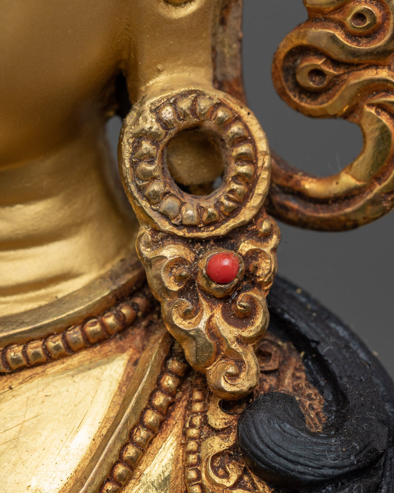 Beautiful White Tara Statue | Traditional Himalayan Art