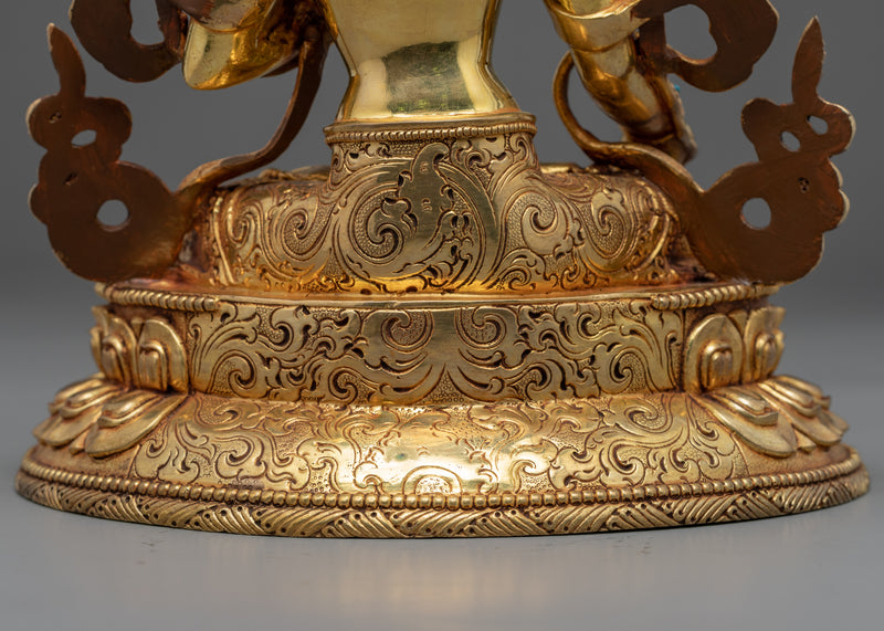 Beautiful White Tara Statue | Traditional Himalayan Art