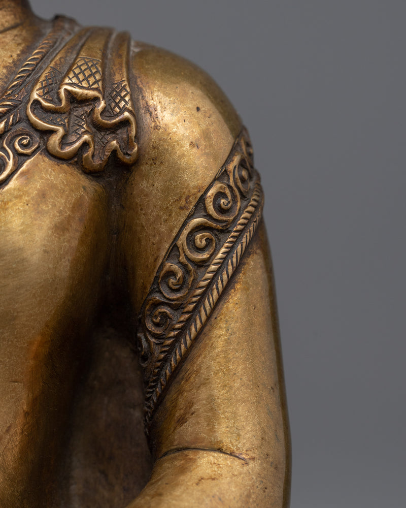 Buddha Amitabha Prayer Statue From Nepal | Himalayan Artwork of Nepal