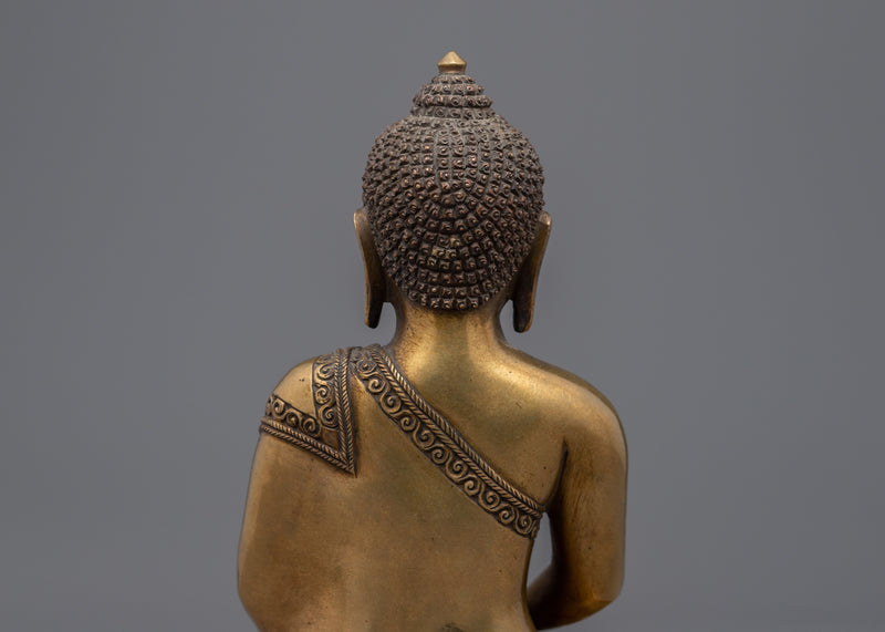 Buddha Amitabha Prayer Statue From Nepal | Himalayan Artwork of Nepal