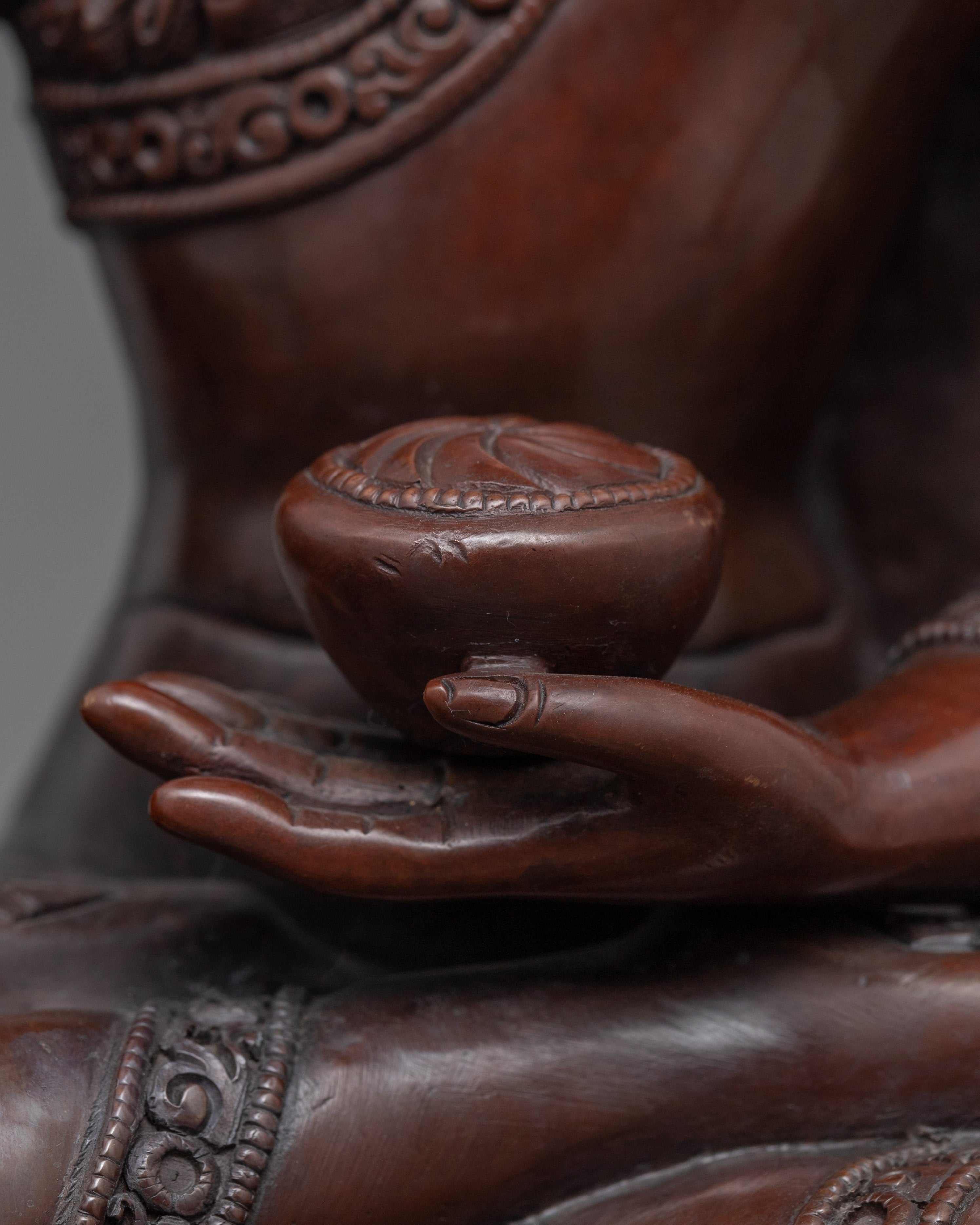 Mindfulness Buddha Statue | Himalayan Shakyamuni Buddha Oxidized Art