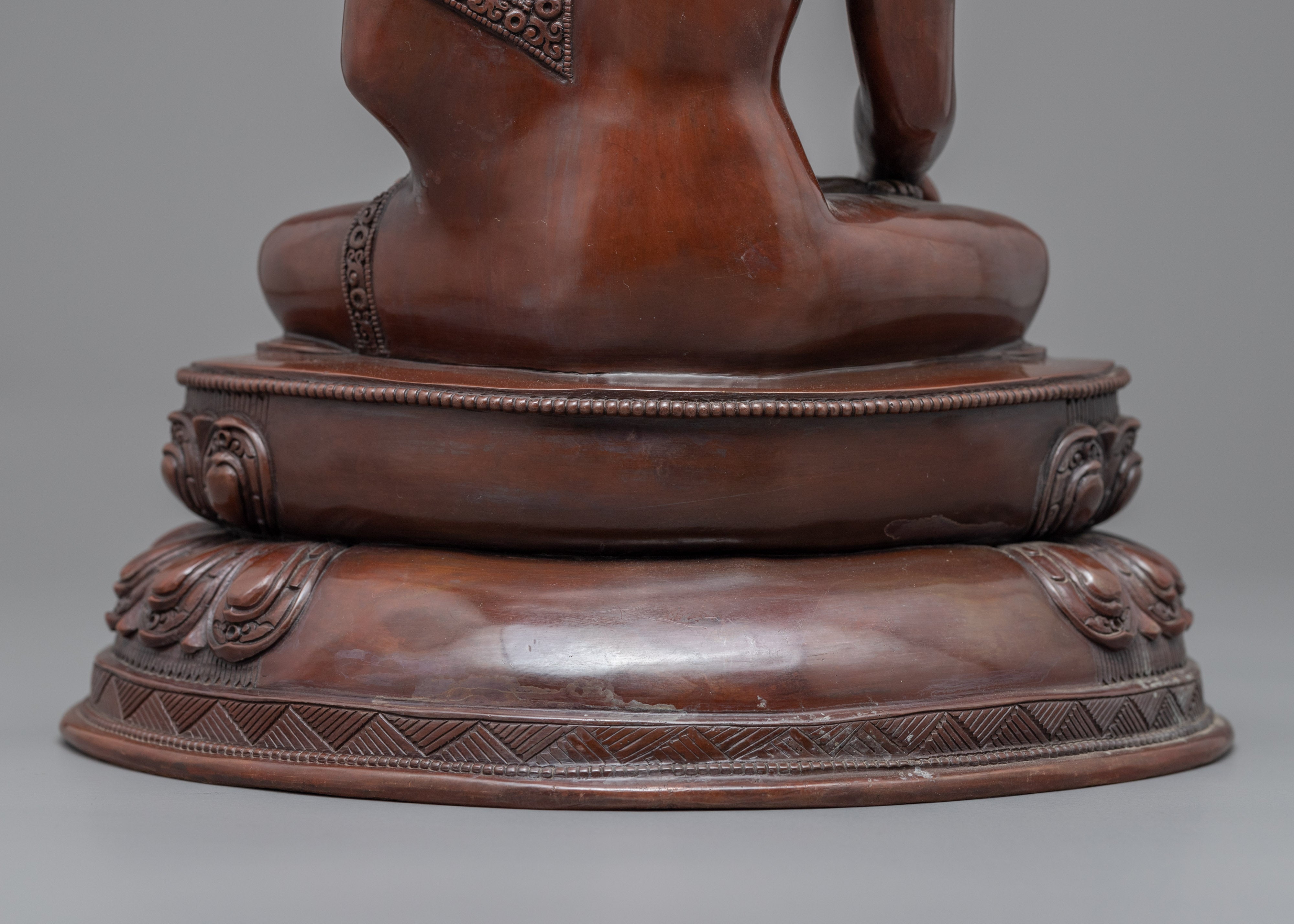 Mindfulness Buddha Statue | Himalayan Shakyamuni Buddha Oxidized Art