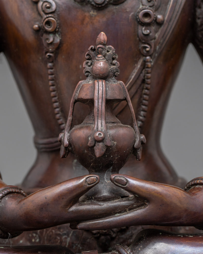 Statue For Amitayus Mantra Practice | Himalayan Traditional Artwork